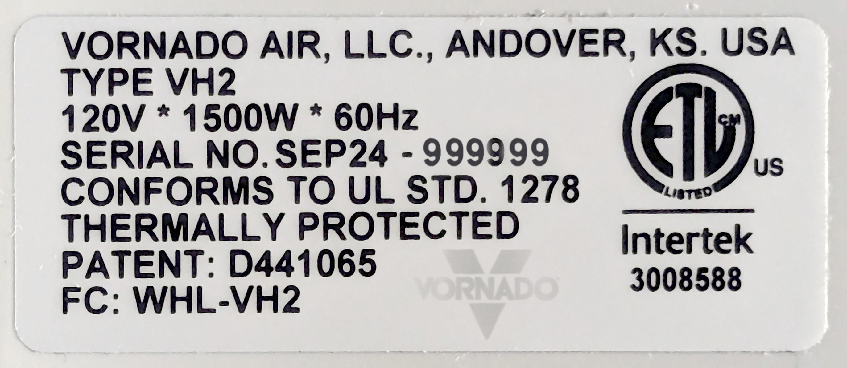 VH2 RatingLabel VH2 RatingLabel